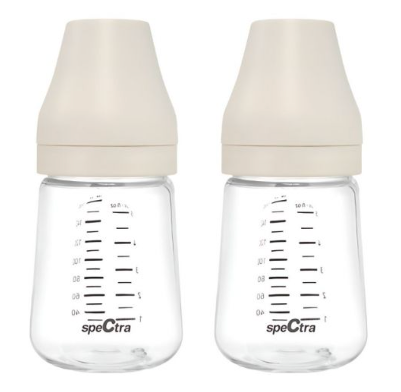 Spectra Wide Neck Milk Storage and Collection Bottles [Pack of