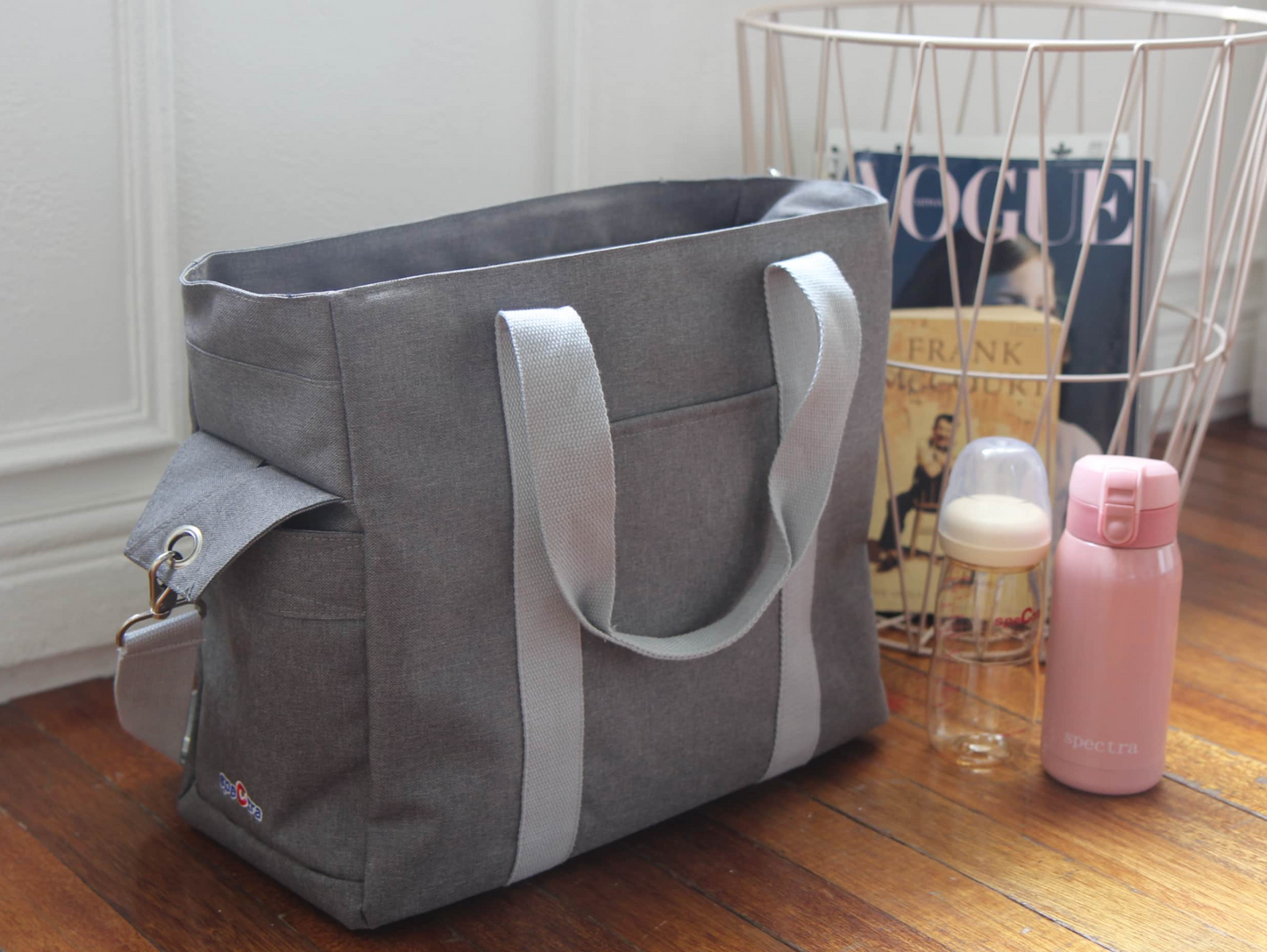 Spectra Grey Tote Bag