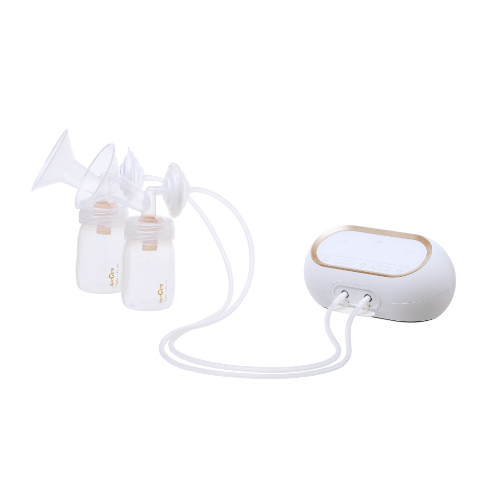 Electric Double Breast Pump, Breast Pump, Portable Dual Suction Nursing  Breastfeeding Pump, 1 unit - Jay C Food Stores